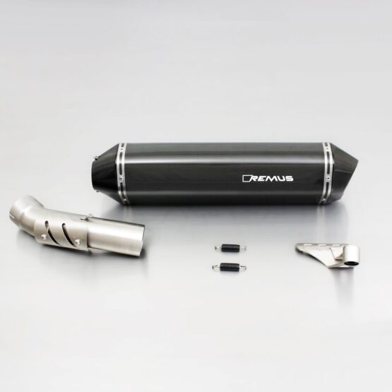 Remus Carbon Fiber HEXACONE Slip-On Exhaust Black Fits 10-12 R1200GS