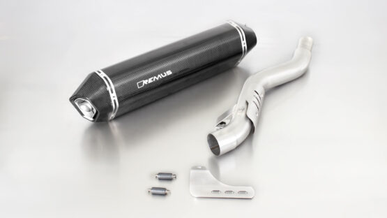 Remus Hexacone Carbon Fiber Slip-On Exhaust Black Fits 12-16 Triumph Trophy