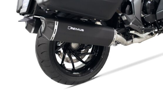 BLACK HAWK Slip On Exhaust Stainless Steel - Black - Image 2
