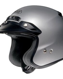 RJ Platinum R Light Silver 3/4 Open-Face Motorcycle Helmet 3X-Large