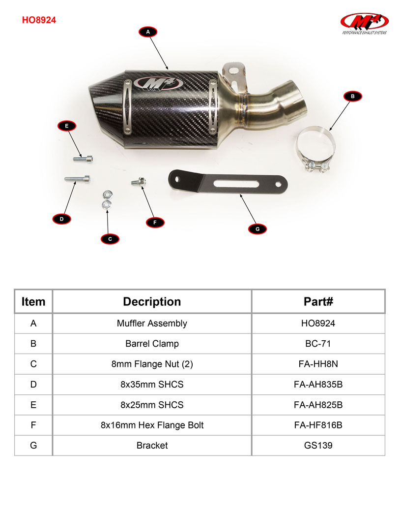 Street Slayer Carbon Fiber Slip On Exhaust - Image 4