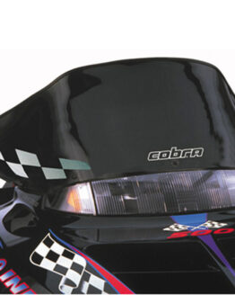 Powermadd Cobra Low Windshield Black 12in For Polaris Snowmobiles