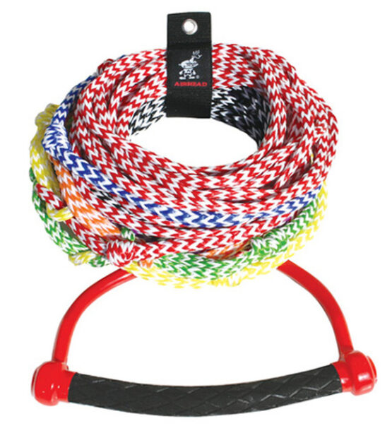 Airhead Ski Rope 8-Section with TPR Diamond Grip Handle