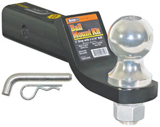 Buyers Black Ball Mount Kit 2x2in 2-5/16in Ball 6000lb