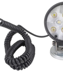 Wesbar Round Auxiliary LED Work Light with Magnetic Base, 12V