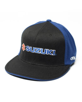 Factory Effex Suzuki Team Hat Black/Blue S/M Men's