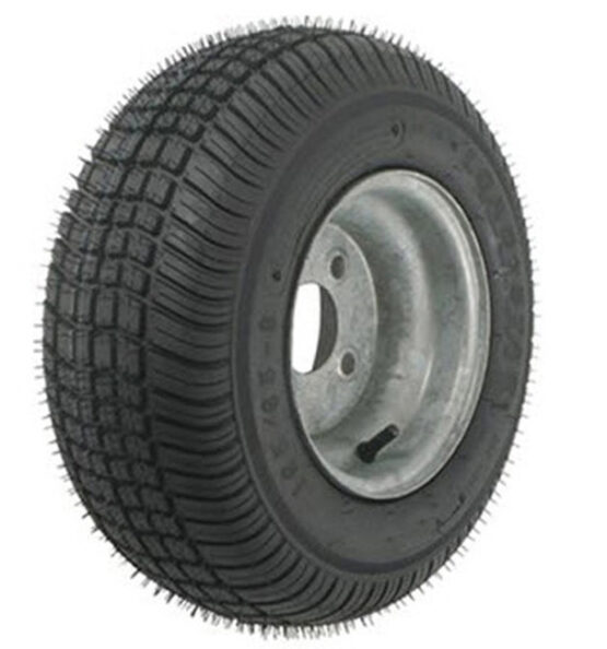 215/60-8 Trailer Tire and Wheel 4 Hole Load Range B Galvanized