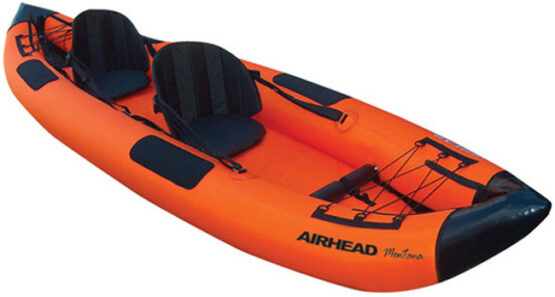 Airhead Montana Inflatable Kayak 2 Person Orange