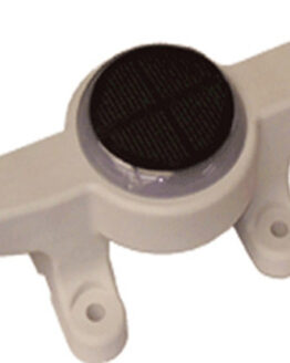 CIPA Safe-T-Cleat White Solar-Powered Dock Cleat with LED Light