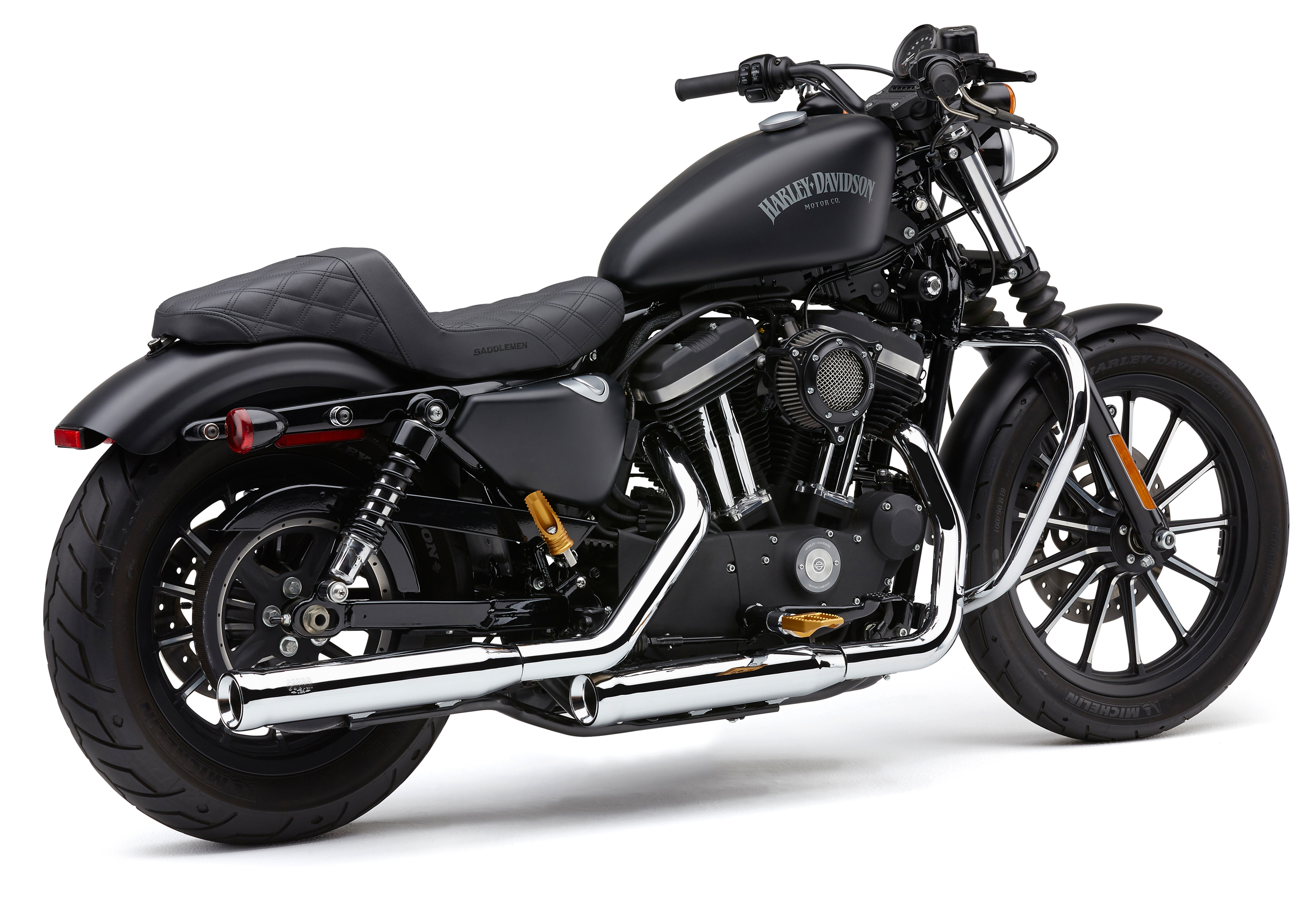 Cobra 3 Inch Neighbor Hater Slip-On Mufflers Chrome For Harley XL 14-22 - Image 4