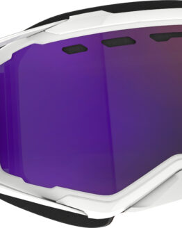 Scott Prospect Snow Cross Goggles White/Black Purple Chrome Lens