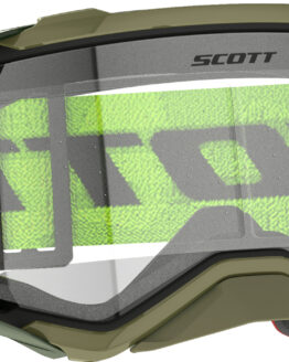 Prospect Super WFS Goggles Khaki Green/Neon Yellow Clear Works Lens