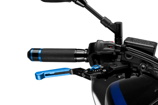 Puig Hi-Tech Extendable Folding Brake Lever Blue