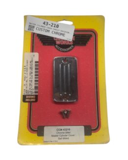 Custom Chrome Master Cylinder Cover for Harley-Davidson
