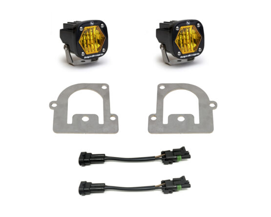 Baja Designs S1 LED Fog Pocket Light Kit Amber Fits 21+ Ford Bronco Sport