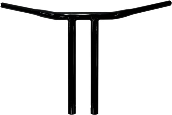 Black 14in. T Bar Bend 1 1/4in. Buffalo Bar Handlebar