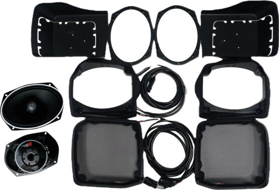 CERWIN VEGA 6x9 Cut-In Lid Kit for 1998-2013 FLH/T Bags