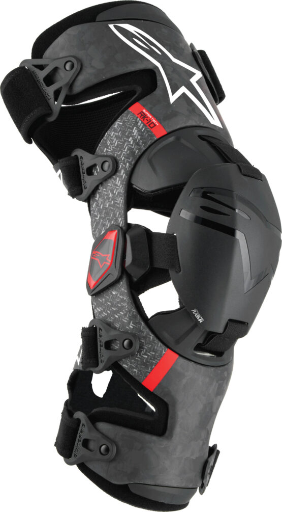 Supertech RK-10 Plasma Knee Brace Black/Red Small by Alpinestars