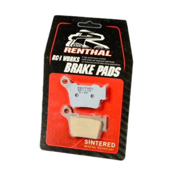 Renthal RC-1 Works Rear Brake Pads BP-108 Sintered Metal Compound