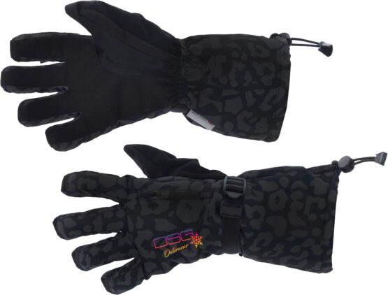 DSG Craze Glove Ghost Leopard Small Women's Snow Gloves
