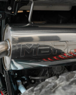 MBRP Slip-On Exhaust Muffler Polished Stainless For Kawasaki KRX1000/KRX4