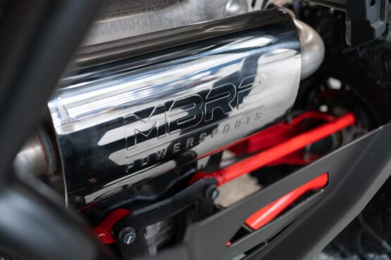 MBRP Oval Sport Slip-On Exhaust Muffler Fits 20-22 Polaris RZR Pro XP Turbo - Image 5