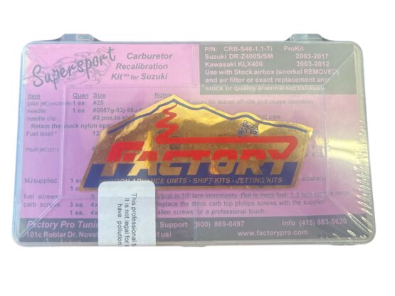 Factory Pro Carburetor Jet Kit 1.1 Ti Fits DRZ400S & DRZ400SM