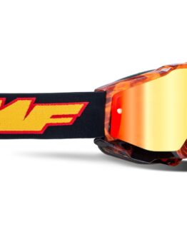 FMF Youth PowerBomb Spark Goggles w/ Red Mirror Lens