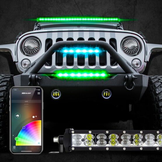 14" Multi-Color XKChrome RGBW LED Light Bar w/Bluetooth - Image 2