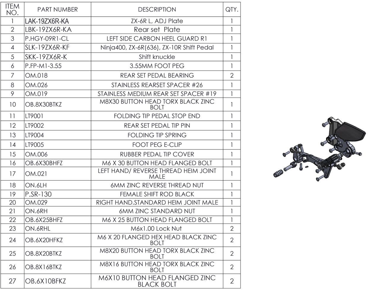 Adjustable Rearsets - Image 5