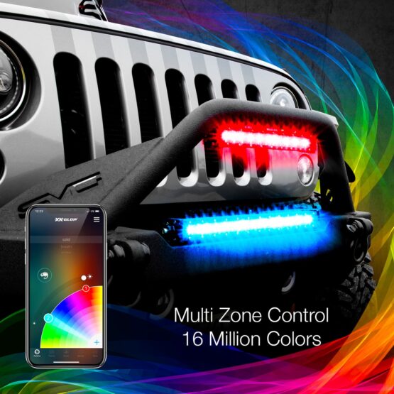 14" Multi-Color XKChrome RGBW LED Light Bar w/Bluetooth - Image 6