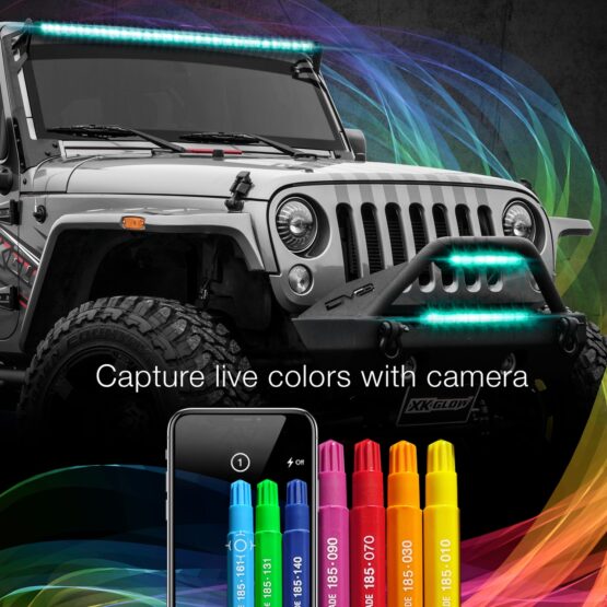 14" Multi-Color XKChrome RGBW LED Light Bar w/Bluetooth - Image 7