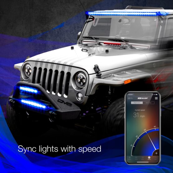 14" Multi-Color XKChrome RGBW LED Light Bar w/Bluetooth - Image 8