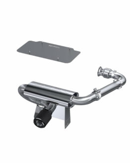MBRP 2.5" Turbo-Back Exhaust System Polished Fits 17-21 Maverick X3 Turbo