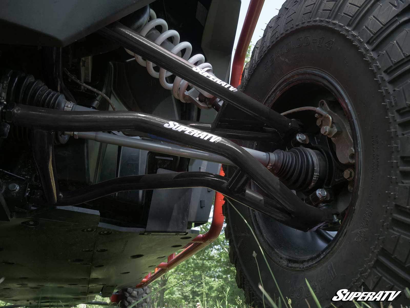 SuperATV 1.5" Forward High Clearance A-Arms Black For 14-21 RZR XP 1000 - Image 6