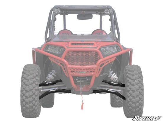 High Clearance Front A-Arms Black w/SuperDuty Joints Fits 16-21 RZR XP Turbo