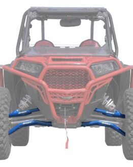 SuperATV Voodoo Blue 1.5" Forward A-Arms w/o Joints Fits 16-21 RZR XP Turbo