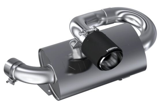 MBRP Slip-On Exhaust Carbon Tip Polished Fits 19-21 Maverick Sport 1000R