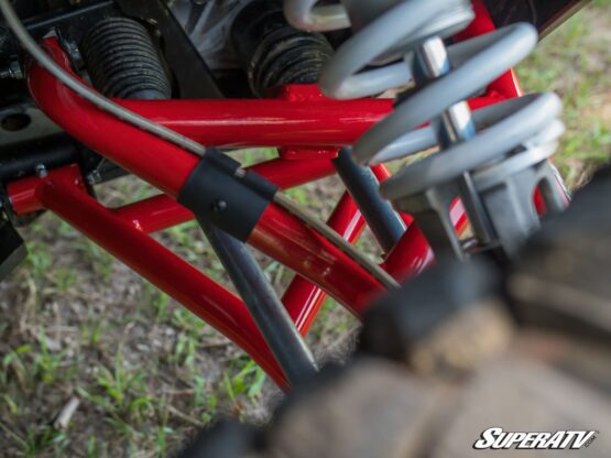 High Clearance Front Upper A-Arms Red w/SuperDuty Joints - Image 8