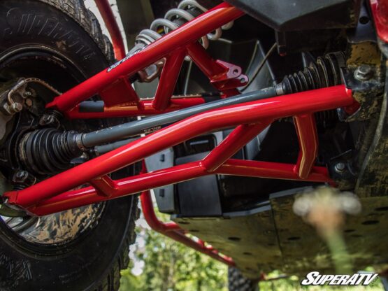 High Clearance Front Lower A-Arms Red w/ STD Joints For 14-21 RZR XP 1000 - Image 7