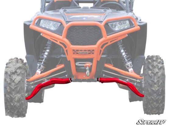 High Clearance Front Lower A-Arms Red w/SuperDuty Joints For RZR XP 1000