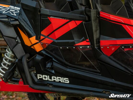 SuperATV Clear Lower Doors Polycarbonate For 18-20 Polaris RZR S4 900