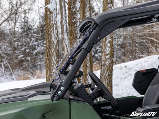 SuperATV Flip Windshield Clear Polycarbonate For Yamaha Wolverine RMAX4 - Image 6