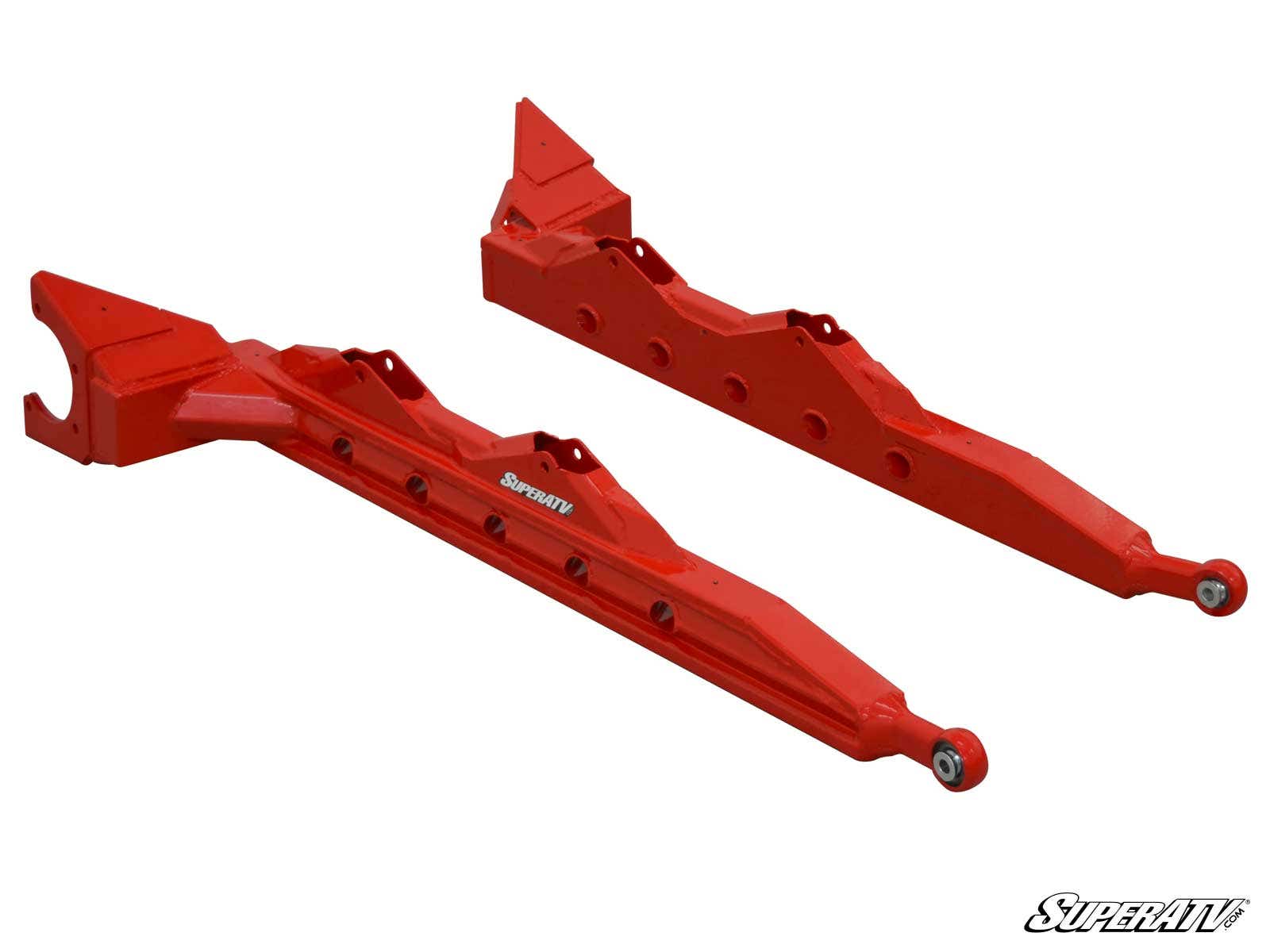 SuperATV Extended Rear Trailing Arms Red Fits 14-21 Polaris RZR XP 1000 - Image 4