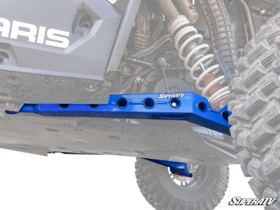 SuperATV High Clearance Trailing Arms Velocity Blue Fits 16-21 RZR XP Turbo