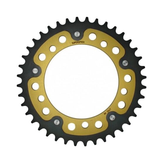 Supersprox 42T Gold Rear Sprocket 520 Conv Fits Suzuki GSXR V-Strom