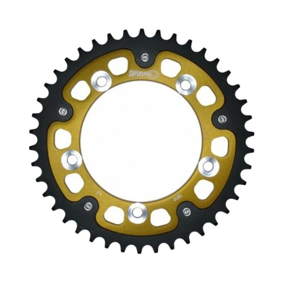 Supersprox Stealth Rear Sprocket 42T Gold 530 Chain Fits Suzuki Triumph