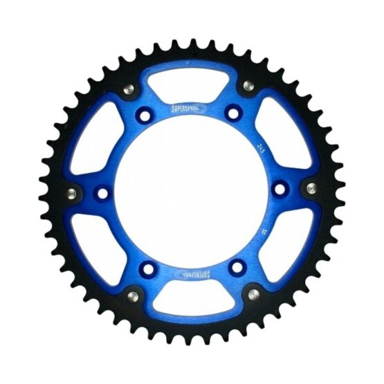 Supersprox Stealth Rear Sprocket 50T Blue 520 For Yamaha YZ WR TTR
