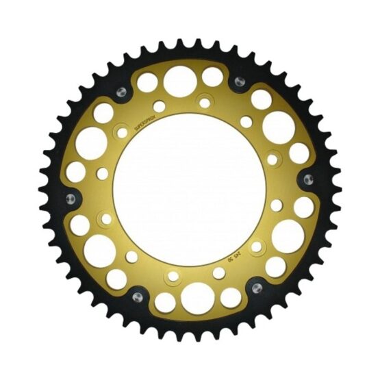 Supersprox Stealth Rear Sprocket 50T Gold 520 For Yamaha YZ WR TTR