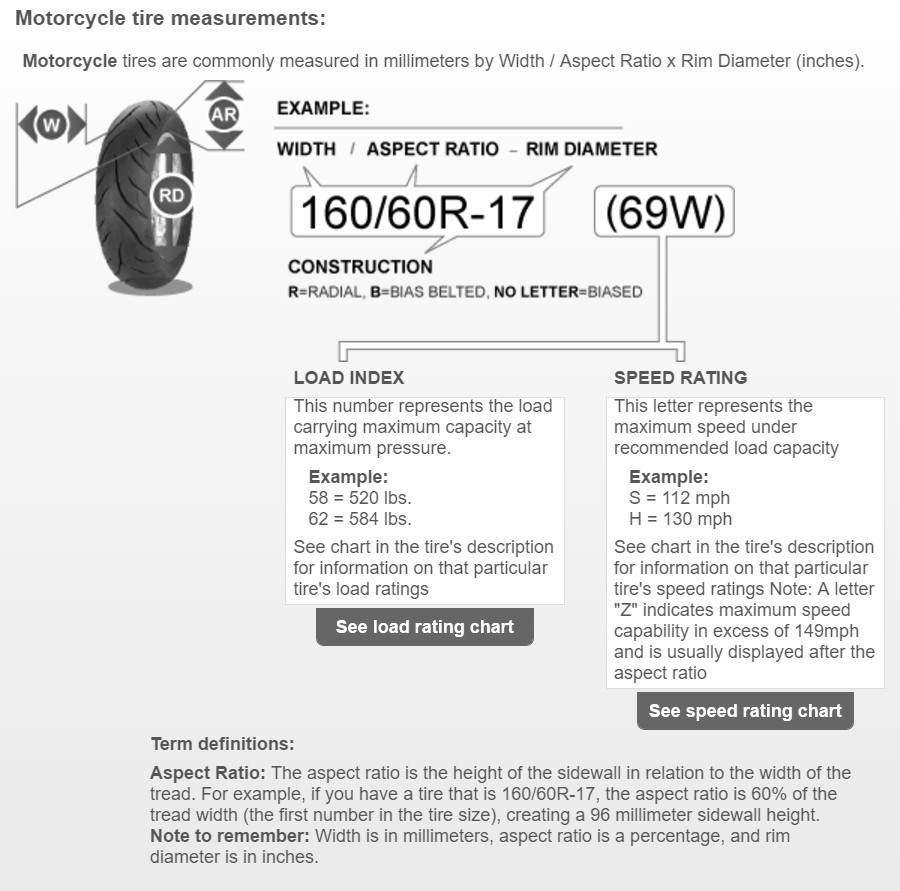 D402F Black Wall MH90-21 Front Tire - Image 3